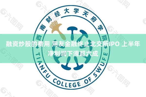 融资炒股的费用 用友金融终止北交所IPO 上半年净利润下滑超六成