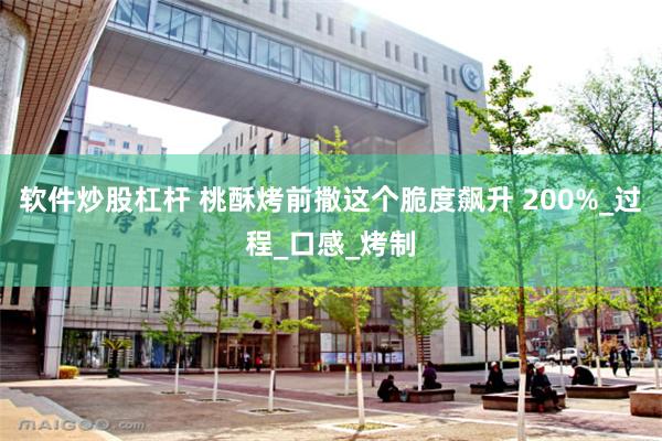 软件炒股杠杆 桃酥烤前撒这个脆度飙升 200%_过程_口感_烤制