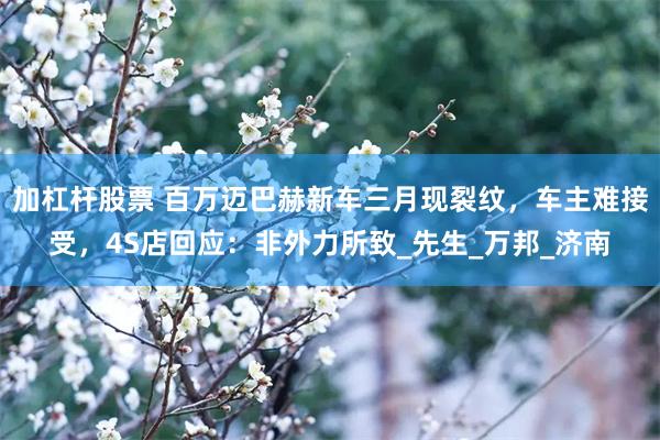 加杠杆股票 百万迈巴赫新车三月现裂纹，车主难接受，4S店回应：非外力所致_先生_万邦_济南