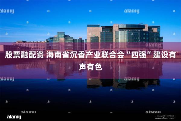 股票融配资 海南省沉香产业联合会“四强”建设有声有色