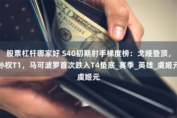 股票杠杆哪家好 S40初期射手梯度榜：戈娅登顶，孙权T1，马可波罗首次跌入T4垫底_赛季_英雄_虞姬元
