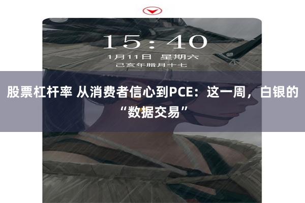 股票杠杆率 从消费者信心到PCE：这一周，白银的“数据交易”