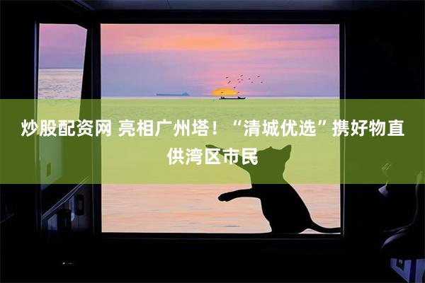 炒股配资网 亮相广州塔！“清城优选”携好物直供湾区市民