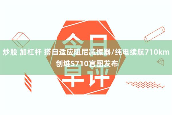 炒股 加杠杆 搭自适应阻尼减振器/纯电续航710km 创维S710官图发布
