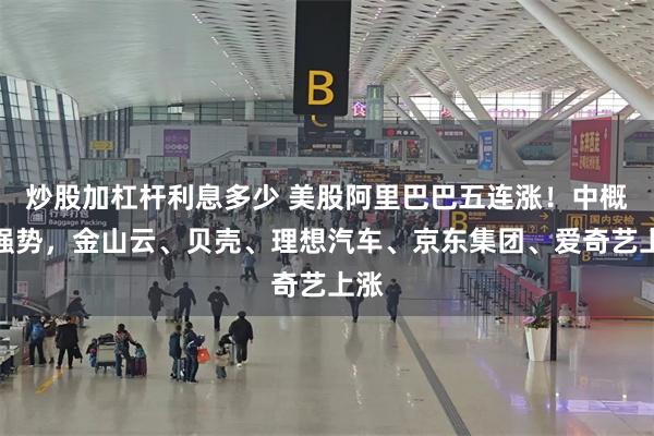 炒股加杠杆利息多少 美股阿里巴巴五连涨！中概股强势，金山云、贝壳、理想汽车、京东集团、爱奇艺上涨
