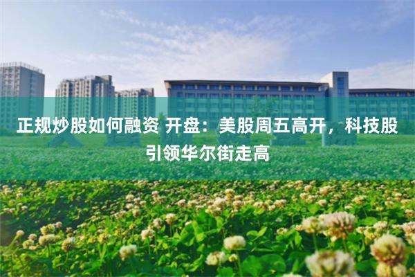 正规炒股如何融资 开盘：美股周五高开，科技股引领华尔街走高