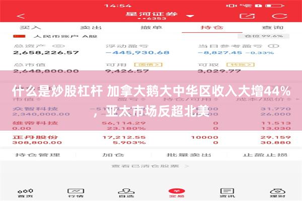 什么是炒股杠杆 加拿大鹅大中华区收入大增44%，亚太市场反超北美
