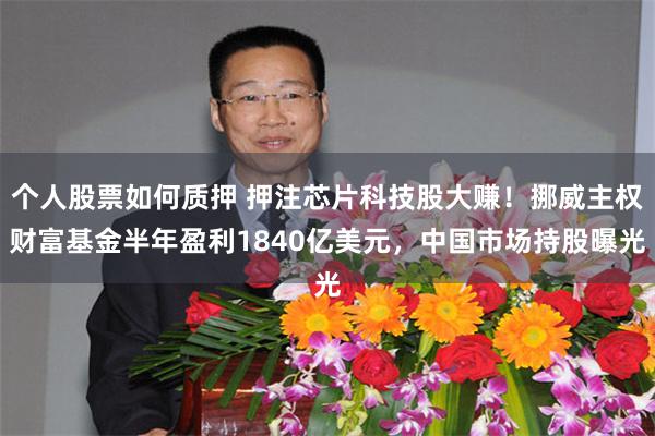 个人股票如何质押 押注芯片科技股大赚！挪威主权财富基金半年盈利1840亿美元，中国市场持股曝光