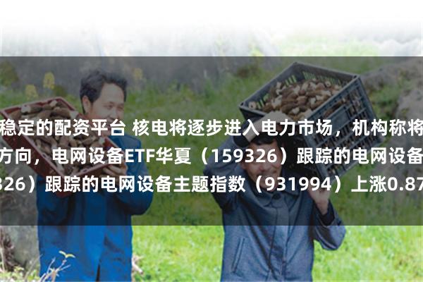 稳定的配资平台 核电将逐步进入电力市场，机构称将成为行业变革的重要方向，电网设备ETF华夏（159326）跟踪的电网设备主题指数（931994）上涨0.87%