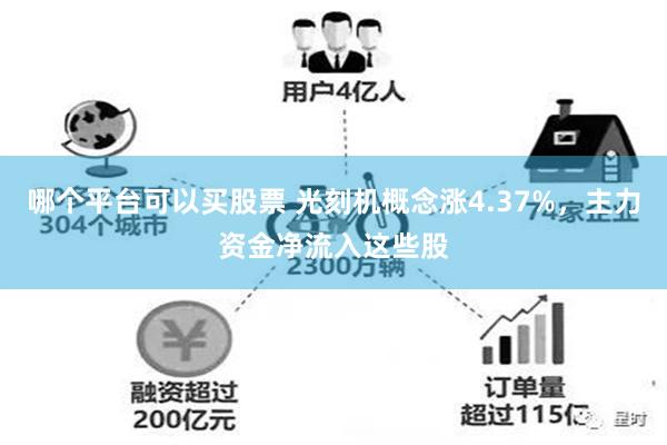 哪个平台可以买股票 光刻机概念涨4.37%，主力资金净流入这些股